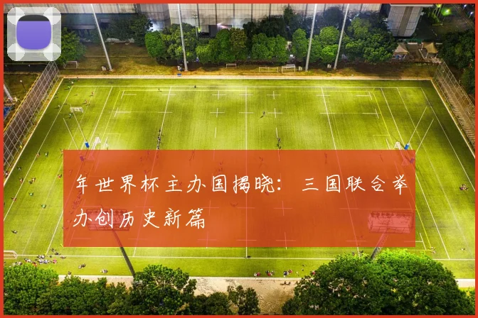 年世界杯主办国揭晓:三国联合举办创历史新篇